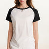 Raglan Cotton Pleated-Waist Tee 150gsm