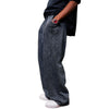 Front Seam Washed Baggy Joggers-INNBLAC Fashion Apparel