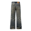 Muddy Washed Whiskers Bootcut Jeans-INNBLAC