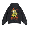 Liberate Street Punk Double Slider Zip Hoodie-INNBLAC