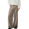 Wide Leg Single Pleat Trousers