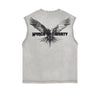 Wings of Liberty Eagle Sleeveless Faded Tee-INNBLAC