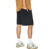 Stone Wash Loose Fit Shorts