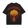 Strangers Streetwear Graphic Stone Wash Tee-INNBLAC