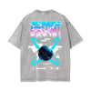 Secret Earth Space Futuristic Streetwear Graphic Tee-INNBLAC