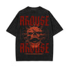 Arouse Streetwear Graphic Washed Tee-INNBLAC