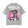 Futuristic Streetwear Chrome Graphic Tee-INNBLAC