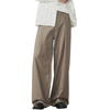 Wide Leg Single Pleat Trousers