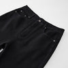 Black Stretch Bootcut Jeans-INNBLAC