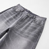 Ink Splatter Gray Bootcut Jeans-INNBLAC