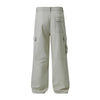 Straight Leg Casual Cargo Pants-INNBLAC