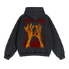 Crypt Keeper Streetwear Graphic Double Slider Zip Hoodie-INNBLAC