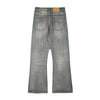 Vintage Whiskers Bootcut Jeans-INNBLAC