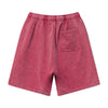 Washed Contrast Color Track Shorts