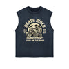 Death Rider Vintage Graphic Sleeveless Faded Tee-INNBLAC