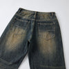 Faded Whiskers Bootcut Jeans-INNBLAC