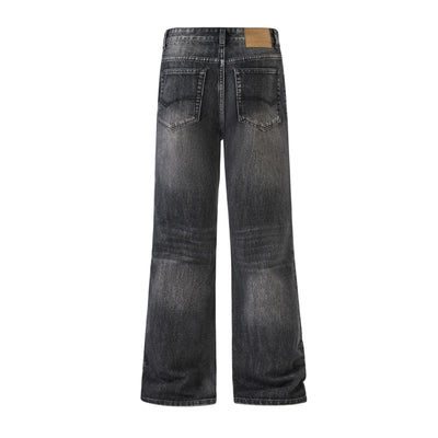 Vintage Whiskers Bootcut Jeans-INNBLAC