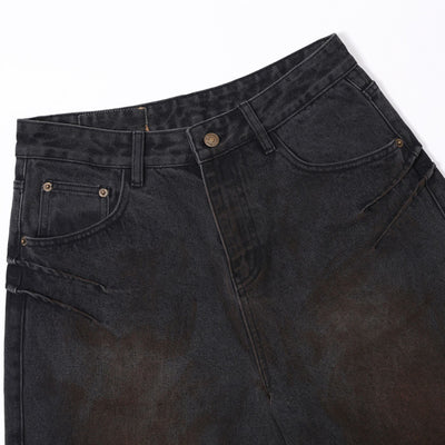 Heavyweight Wasteland Wrinkles Jeans-INNBLAC