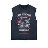 Land Of The Free Graphic Sleeveless Faded Tee-INNBLAC