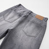 Ink Splatter Gray Bootcut Jeans-INNBLAC