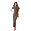 Vintage Wash Ribbed Tee Maxi Dress