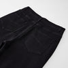 Black Stretch Bootcut Jeans-INNBLAC