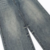 Whiskers Faded Straight Leg Jeans-INNBLAC