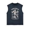 Kungfu Fighter Vintage Sleeveless Tee-INNBLAC