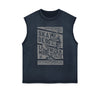 Live To Skate Cutoff Faded Tshirt-INNBLAC