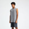 Distressed Raw Edge Sleeveless Tee 275gsm