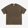 Crew Neck Solid Color Cotton Tee 250gsm