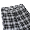 Unisex Straight Leg Plaid Trousers