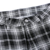 Unisex Straight Leg Plaid Trousers