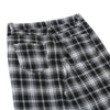 Unisex Straight Leg Plaid Trousers