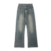 Vintage Washed Bootcut Denim Pants