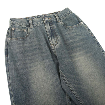 Vintage Washed Bootcut Denim Pants