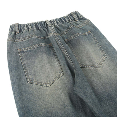 Vintage Washed Bootcut Denim Pants