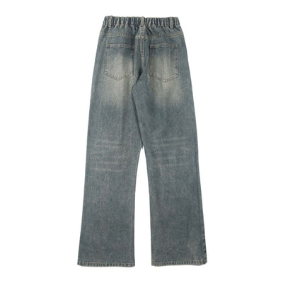 Vintage Washed Bootcut Denim Pants