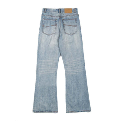 Light Blue Faded Bootcut Jeans