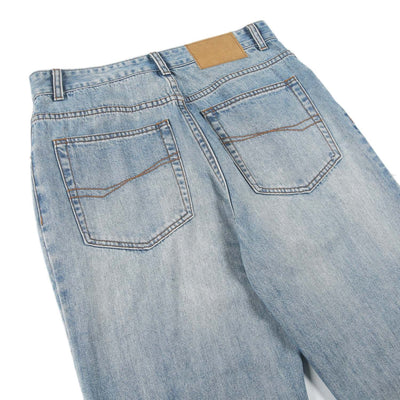 Light Blue Faded Bootcut Jeans