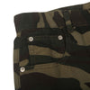 Camouflage Straight Leg Denim Pants