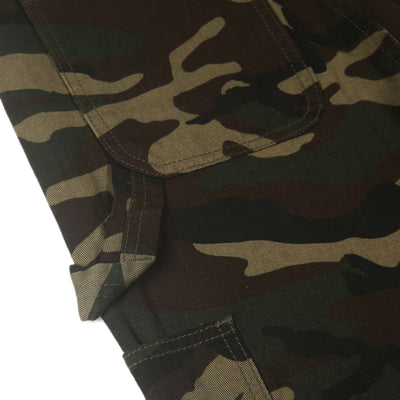 Camouflage Straight Leg Denim Pants