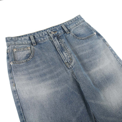 Faded Oversize Denim Pants