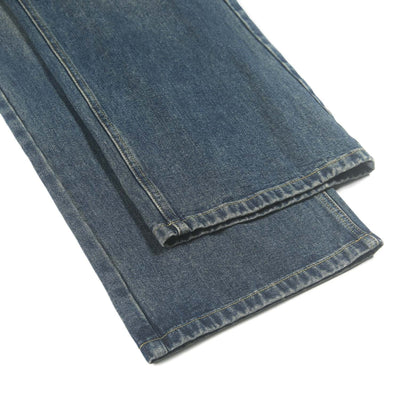 Whiskers Straight Leg Jeans-INNBLAC