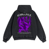 Gargoyle Streetwear Graphic Double Slider Zip Hoodie-INNBLAC