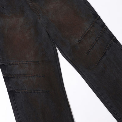 Heavyweight Wasteland Wrinkles Jeans-INNBLAC