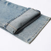 Washed Blue Bootcut Jeans-INNBLAC