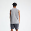 Distressed Raw Edge Sleeveless Tee 275gsm