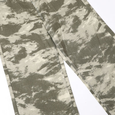 Baggy Fit Camouflage Jeans-INNBLAC