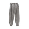 Acid Wash Relaxed Tapered Sweatpants-INNBLAC Fashion Apparel